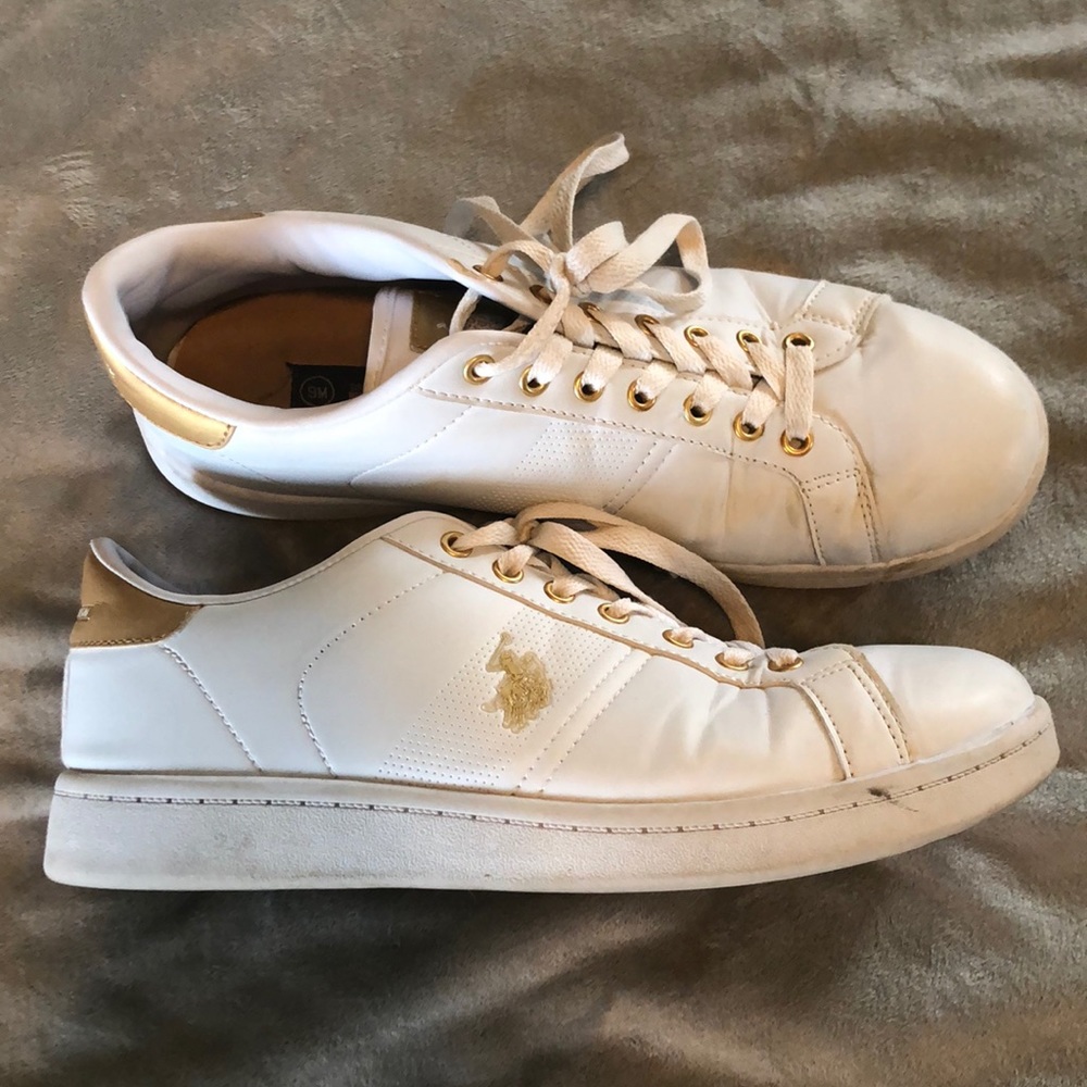 White sneakers